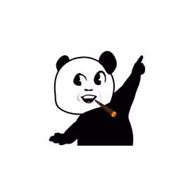 Pandamansticker #915