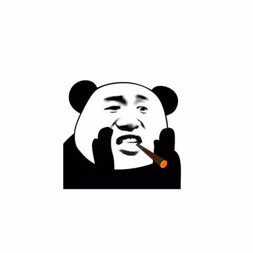 Pandamansticker