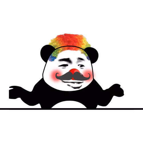 Pandamansticker