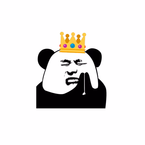 Pandamansticker
