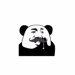 Pandamansticker #580