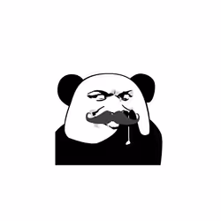 Pandamansticker #1031