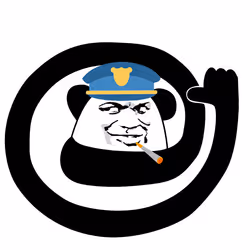 Pandamansticker #692