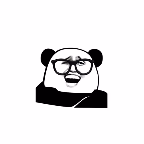 Pandamansticker