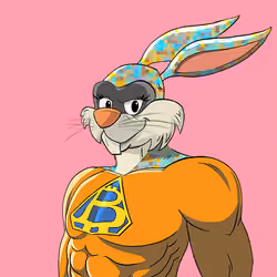 Light Super Bunny #3591
