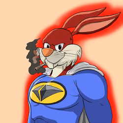 Light Super Bunny #2038