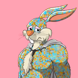 Light Super Bunny #2102
