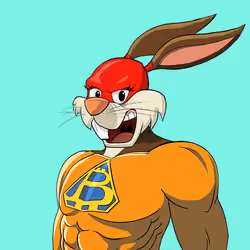 Light Super Bunny #1678