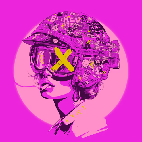 #3 - Pink with Crosses