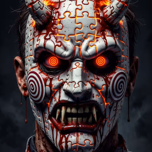 Puzzle Jigsaw Mask