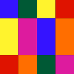 Squares and Rectangles RGBYOP
