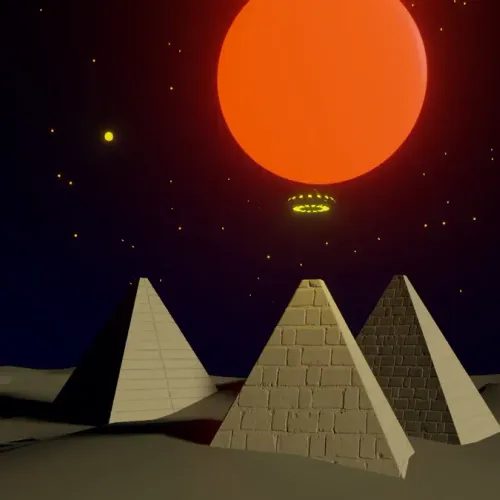 The real owner of the pyramids pepe 🐸👽