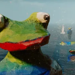 Taking a selfie on the beach!