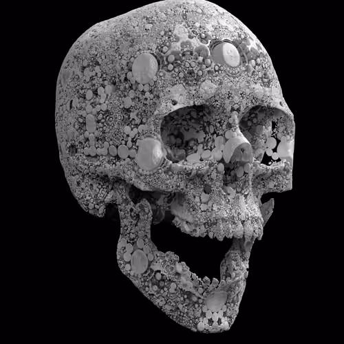 FRACTAL SKULL 01