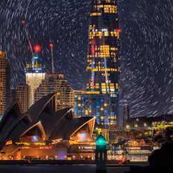 Sydney Star Trails