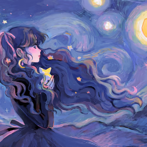 starry girl