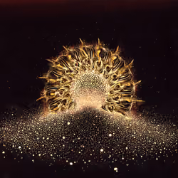 Light entropy of the Mandala
