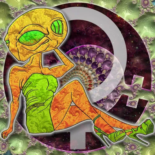 Alien Psychedelia and the Art of Female Fractality