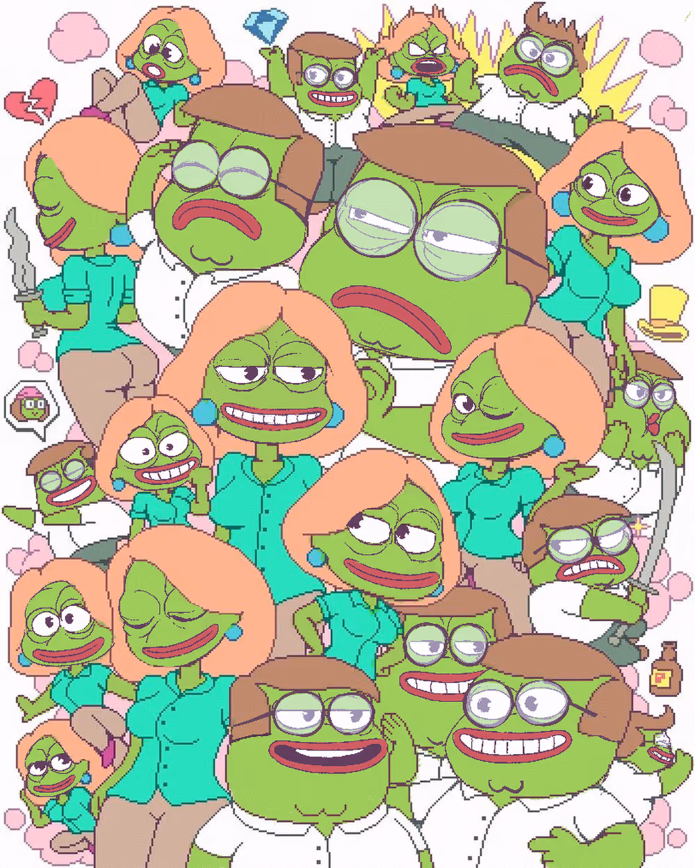 👔 Pepe Family Guy 👒