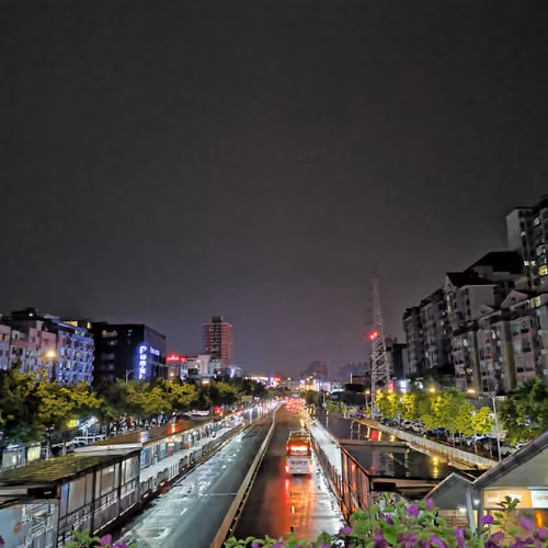 Busy city