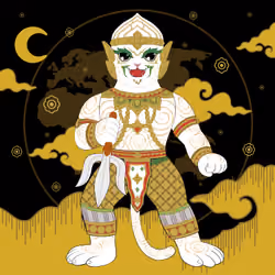 Hanuman, God of Monkey.