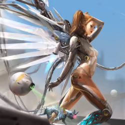 Cyberpunk angel #000.1