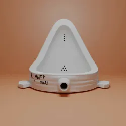 Fountain, Orange, 2021
