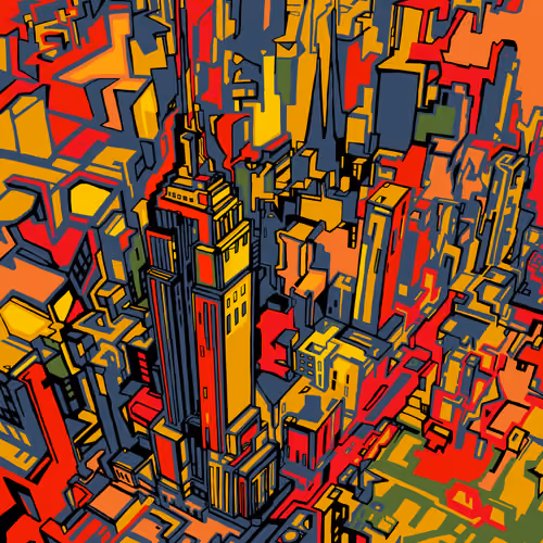 Midtown Manhattan Aerial