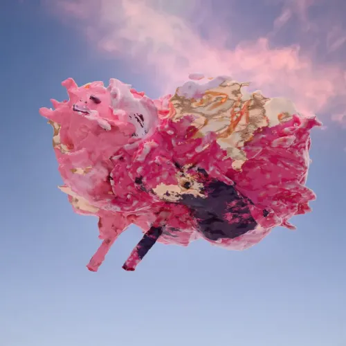 Sky sculpture (Peonies/Vienna, May 25, 20:39 CEST)