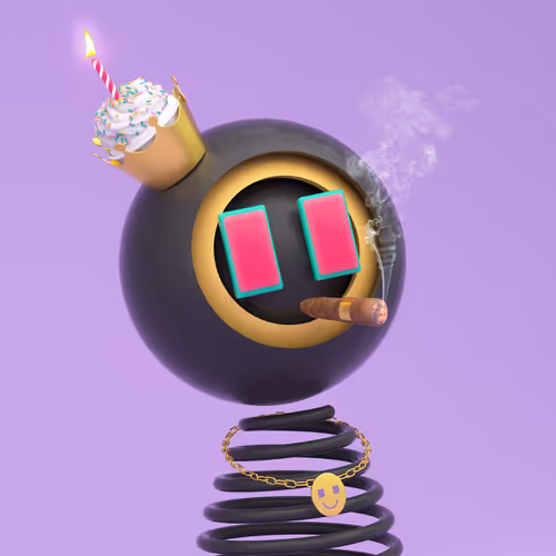 Weirdo Ghost (*Birthday) Cake