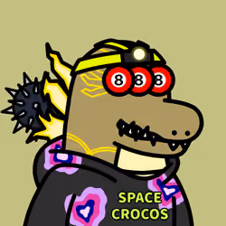 SPACE CROCOS#2908