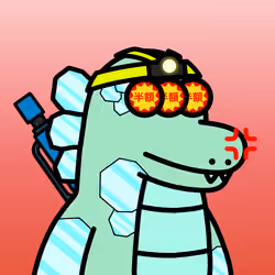 SPACE CROCOS#2486
