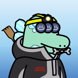 SPACE CROCOS#3988