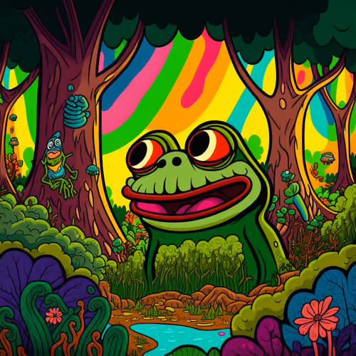a pepe on shrooms #338