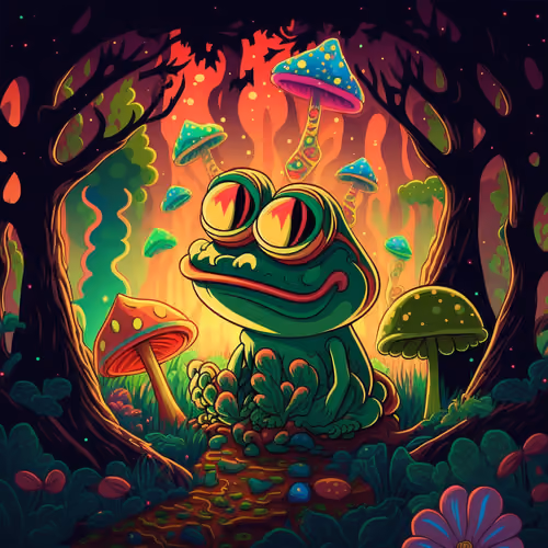 a pepe on shrooms #301