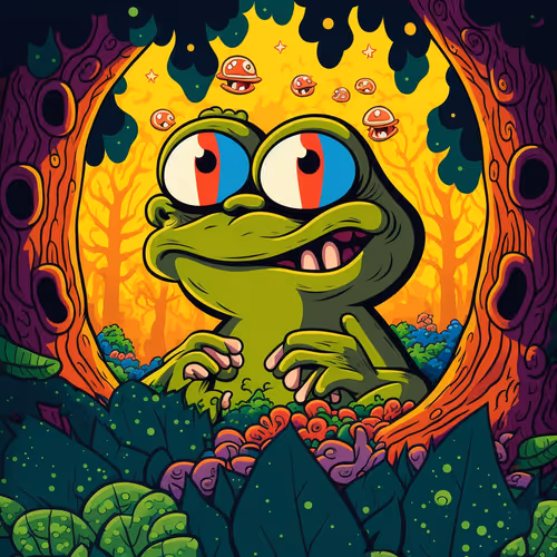 a pepe on shrooms #1005