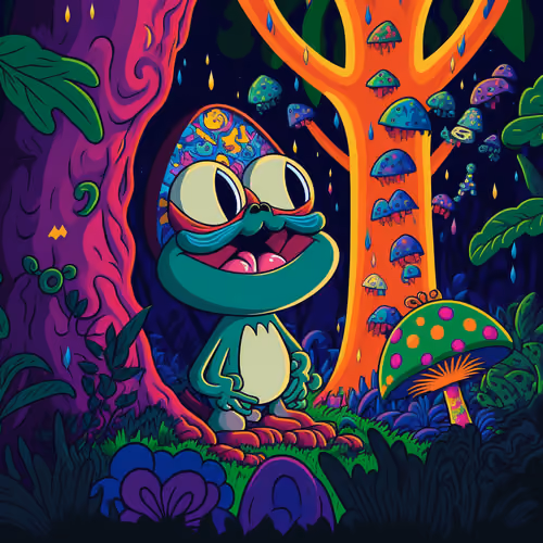 a pepe on shrooms #311