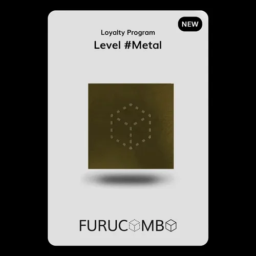 Furucombo Loyalty Program Metal Cube Nft