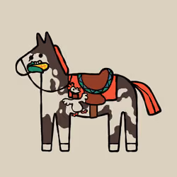 Gunslinger Horses #1976