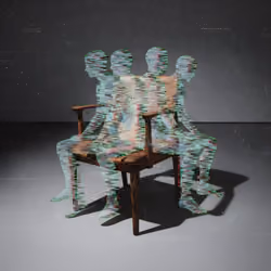 Glitch Occupants Share Furniture