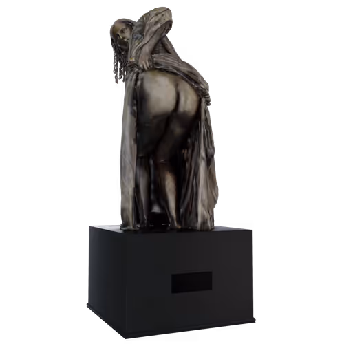 Elmonx Nickwalker Moonalisa Sculpture