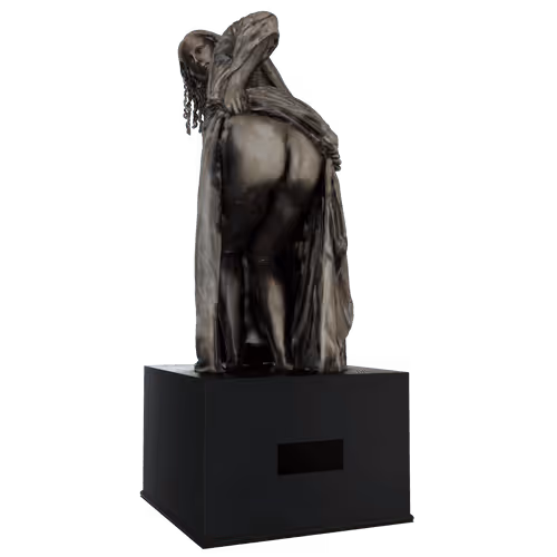 Elmonx Nickwalker Moonalisa Sculpture