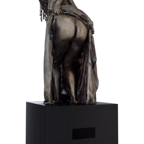 Elmonx Nickwalker Moonalisa Sculpture