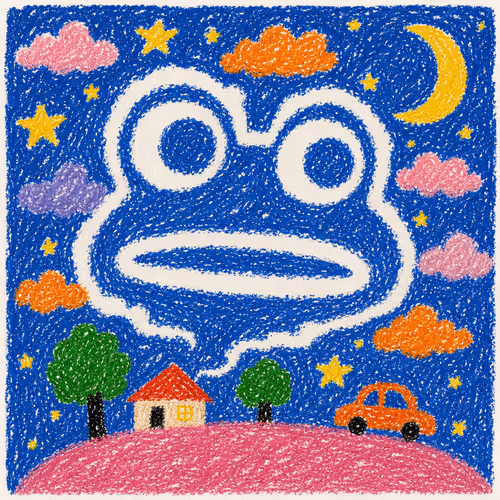 Moonlit Cloud Smile
