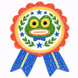Laurel Mascot Rosette