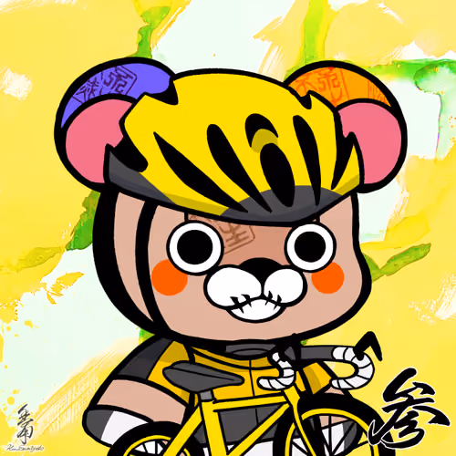 Calligraphy Art Bear 3-97