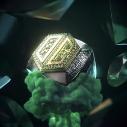 Green Dota 2 Ring #19/20