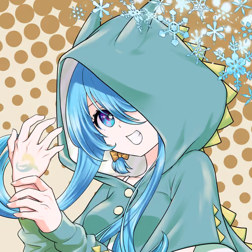 Snow - Dragon light blue #1860