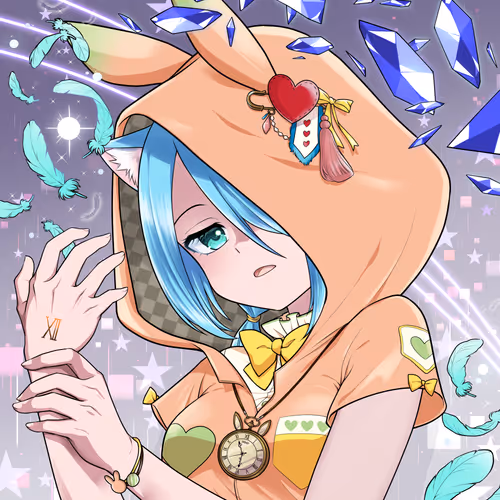 Snow - Rabbit orange #1159
