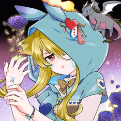 Ophelia - Rabbit light blue #0301
